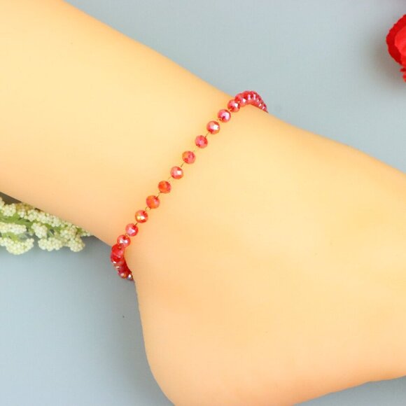 "Handmade Anklet – A Stylish Choice for Women, Thoughtful Gift Idea, EVCH1184 - Picture 1 of 8